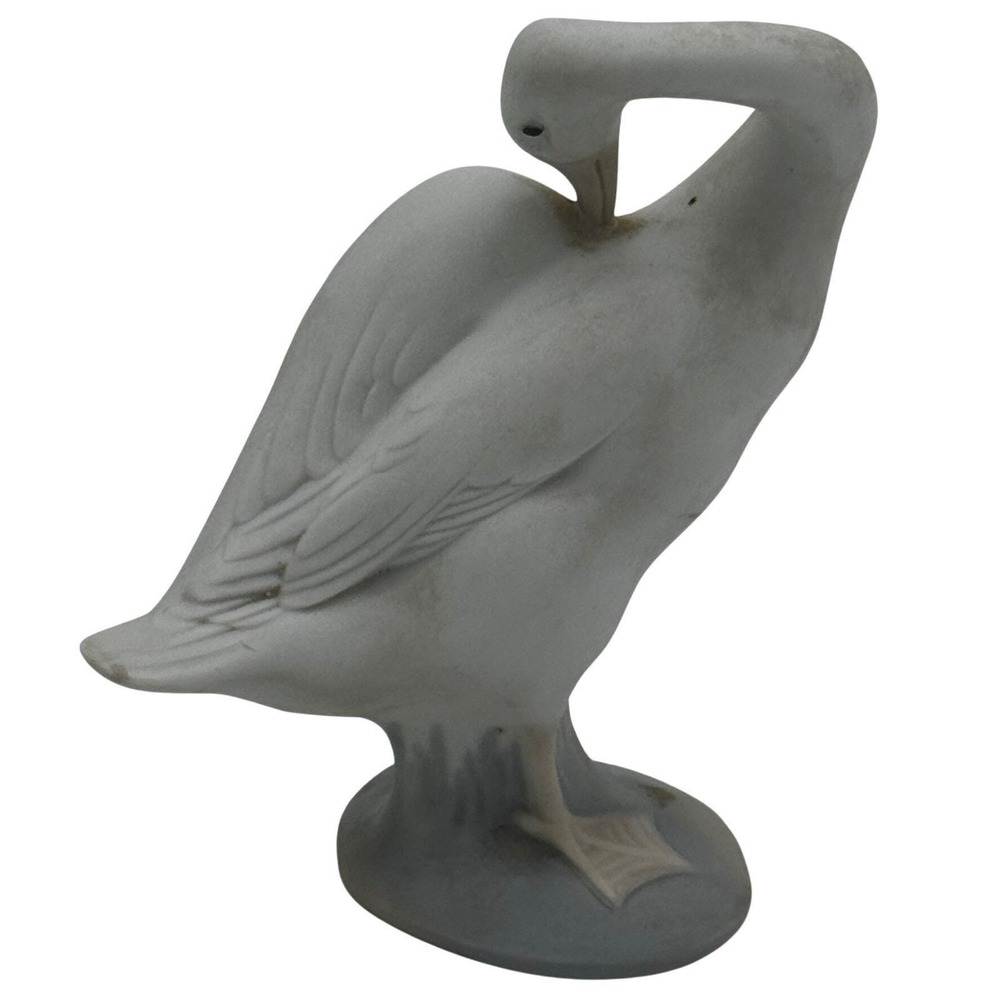 VTG Lladro Goose Swan Preening Porcelain Figure Matte Finish Spain 70s Original - Picture 3 of 10